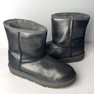UGG Classic 2 Metallic Glitter Ankle Boots